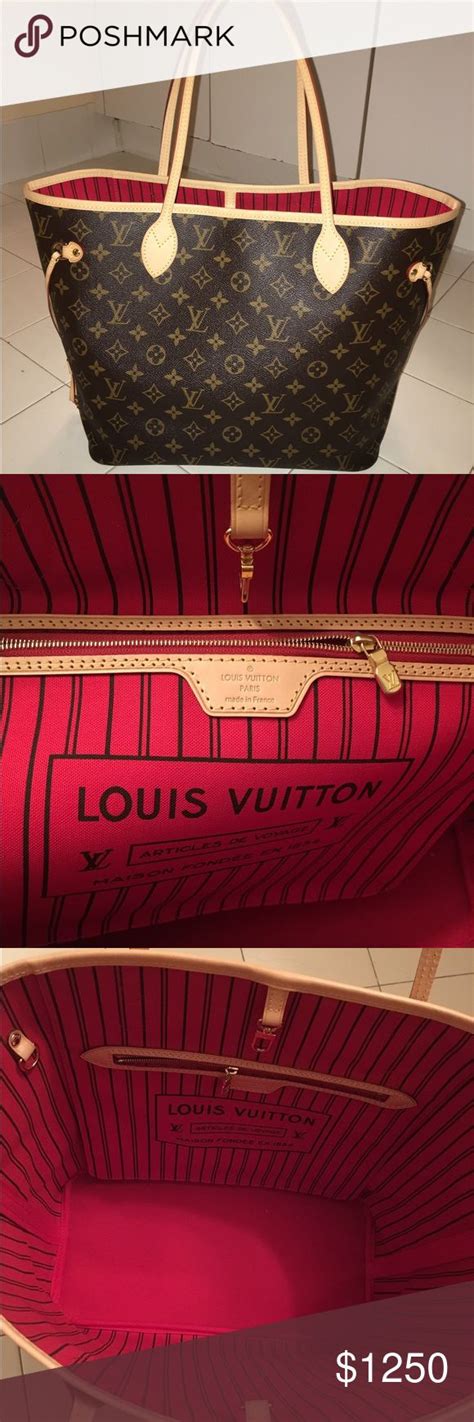 louis vuitton epi neverfull red|Louis Vuitton Neverfull inside.